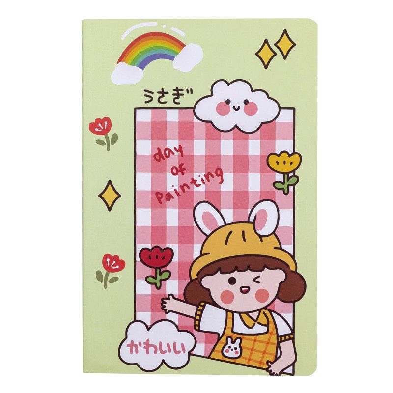 A5车线本卡通创意笔记本高颜值可爱小学生用品记事本儿童文具本子