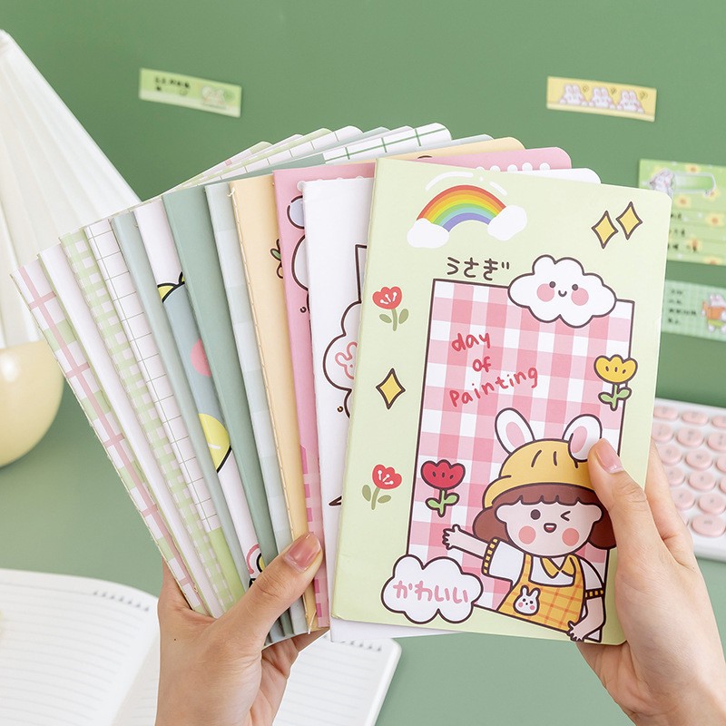 A5车线本卡通创意笔记本高颜值可爱小学生用品记事本儿童文具本子